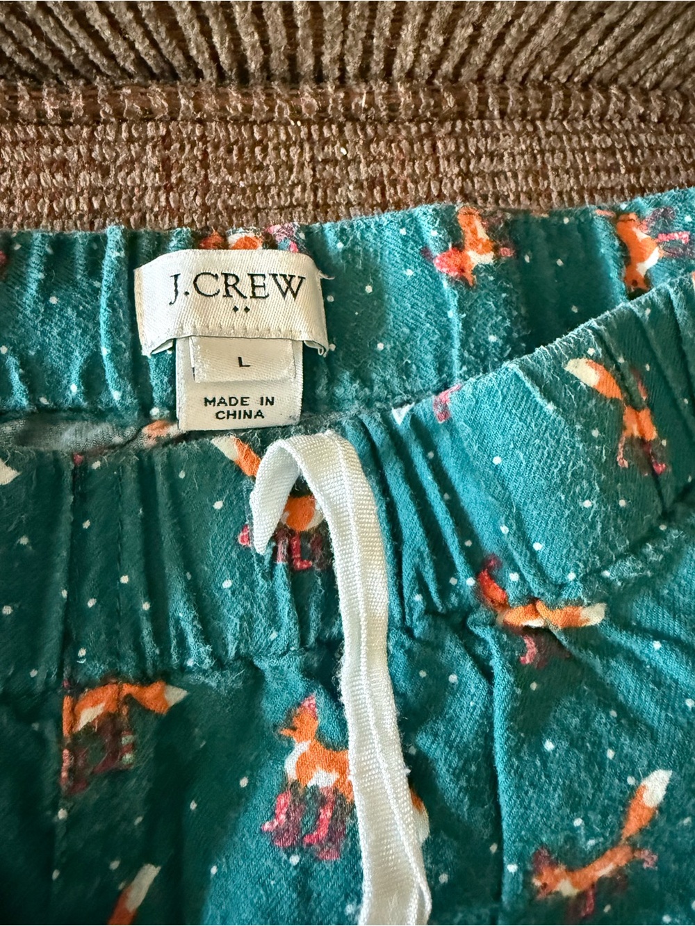 J. Crew Factory Flannel Lounge Pants - lot of 5, size L - Picture 3 of 16